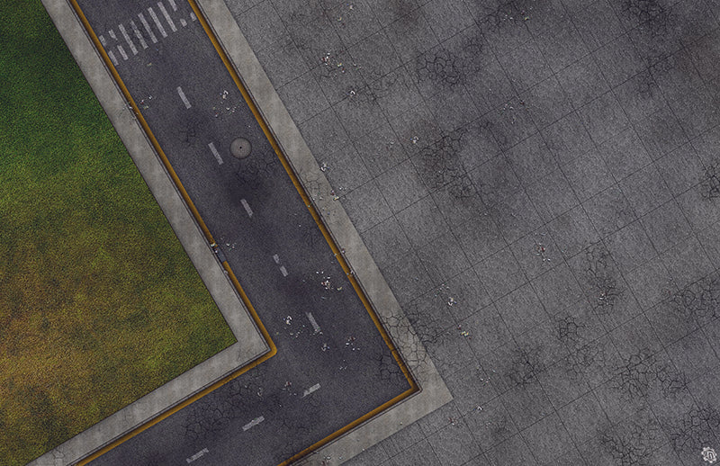 Mats by Mars: Park Avenue (Bend Rd) Tabletop Wargaming Play Mat