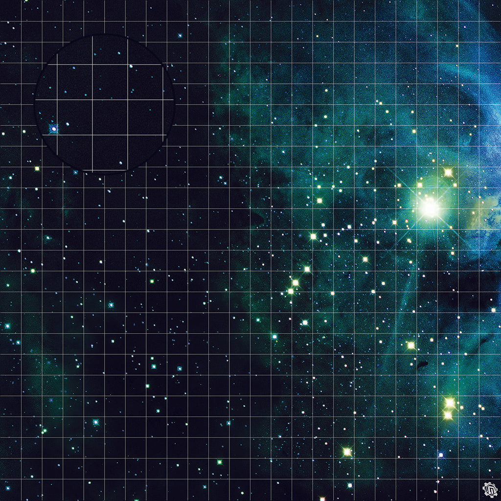 Mats by Mars: Glimmer Dust Tabletop Wargaming Space Play Mat