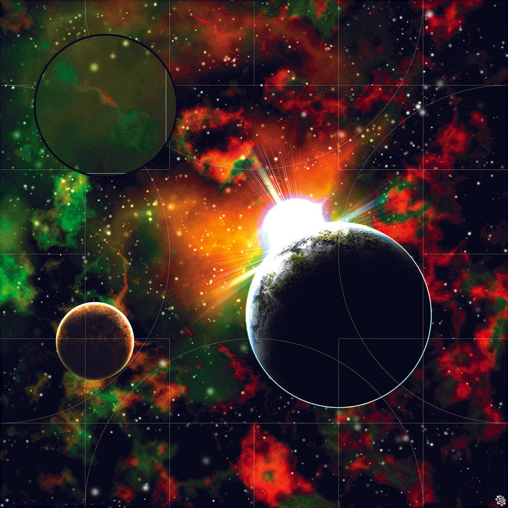Mats by Mars: Blue Star Eclipse Tabletop Wargaming Space Play Mat