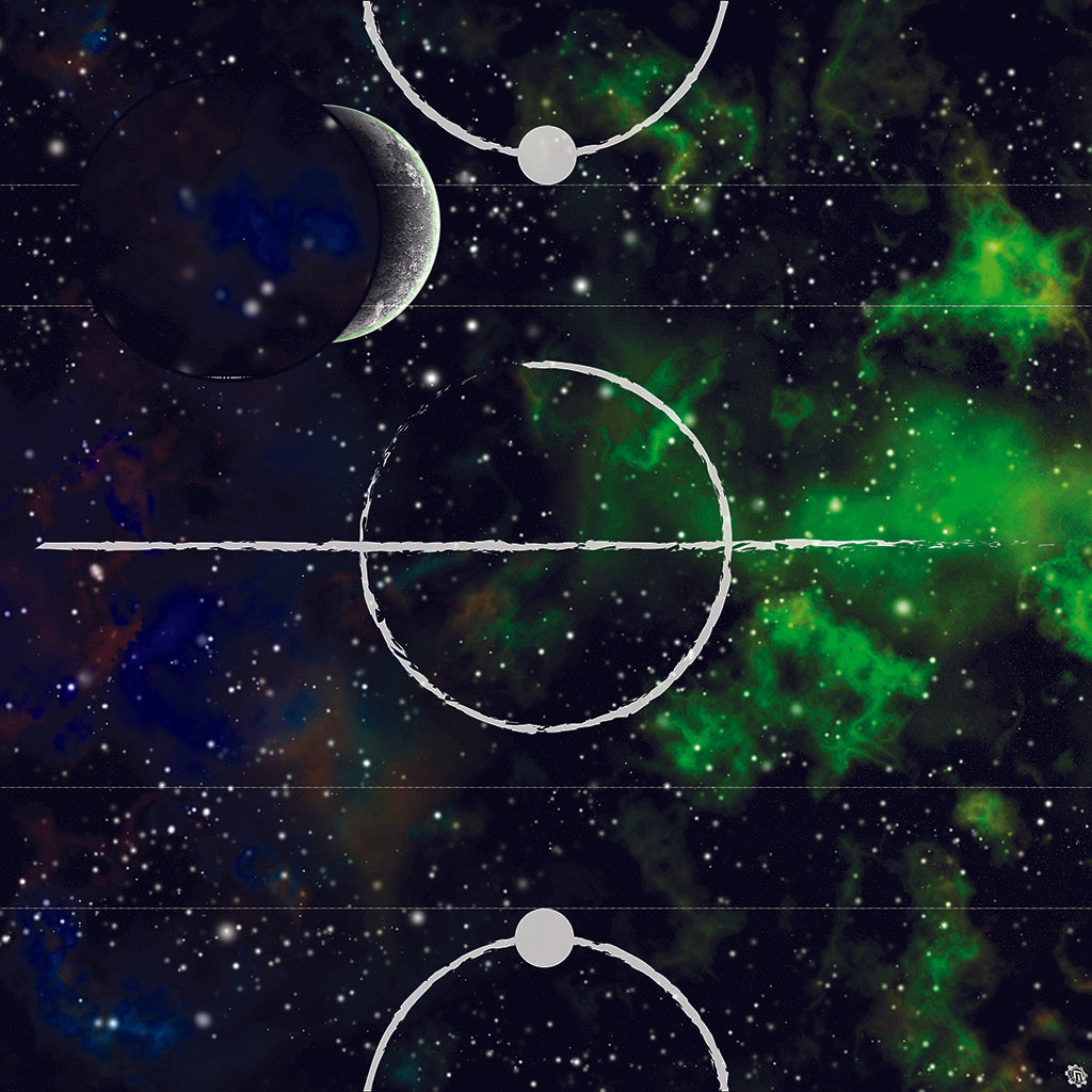 Mats by Mars: Emerald Cloud Tabletop Wargaming Space Play Mat