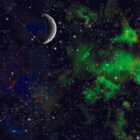 Mats by Mars: Emerald Cloud Tabletop Wargaming Space Play Mat