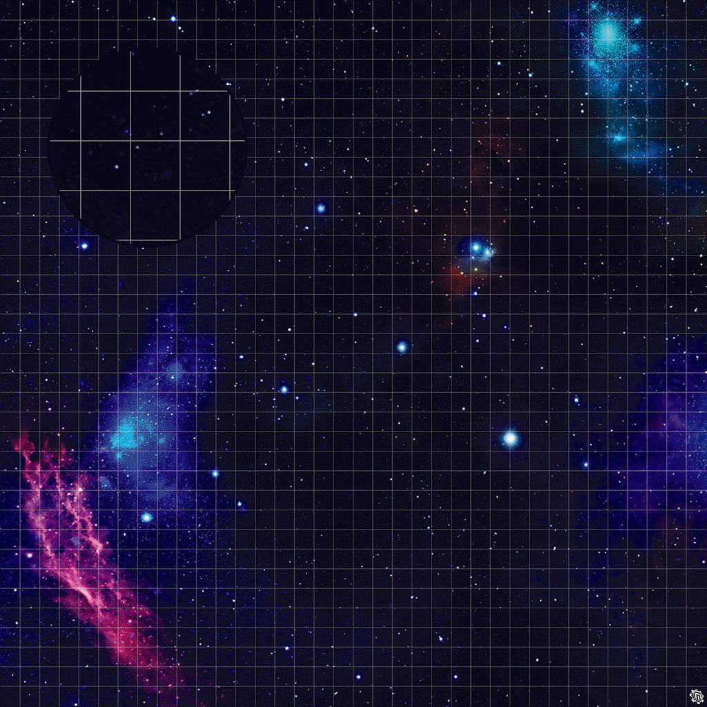Mats by Mars: Final Frontier Tabletop Wargaming Space Play Mat