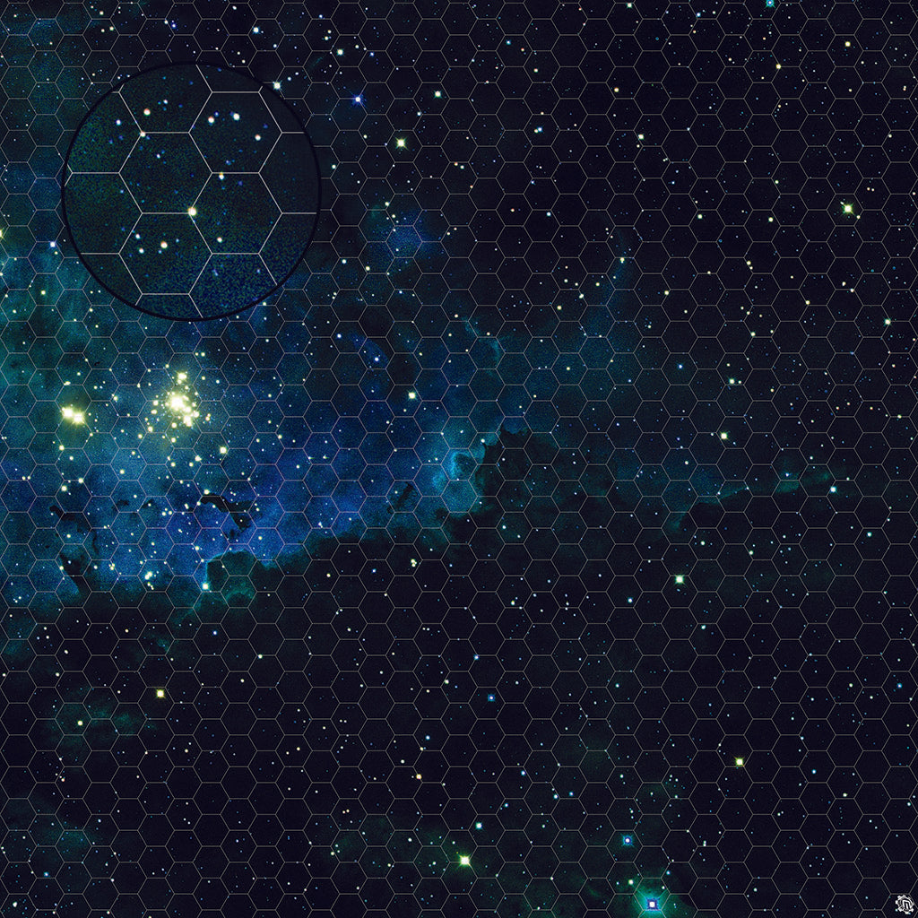 Mats by Mars: Stellar Storm Tabletop Wargaming Space Play Mat