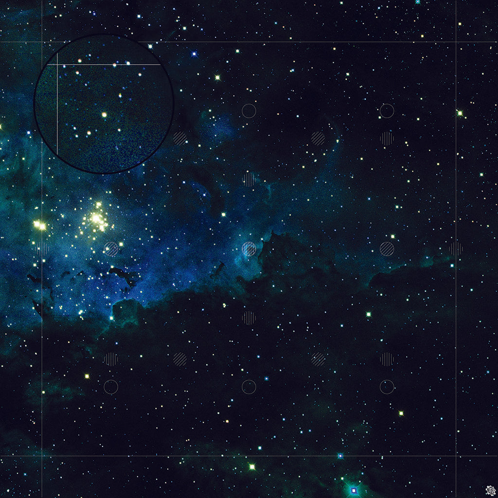 Mats by Mars: Stellar Storm Tabletop Wargaming Space Play Mat