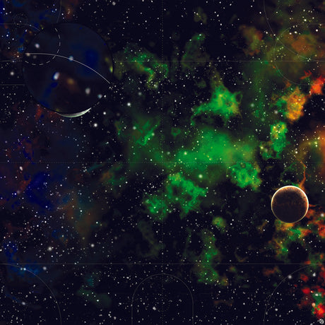 Mats by Mars: Emerald Cloud Tabletop Wargaming Space Play Mat
