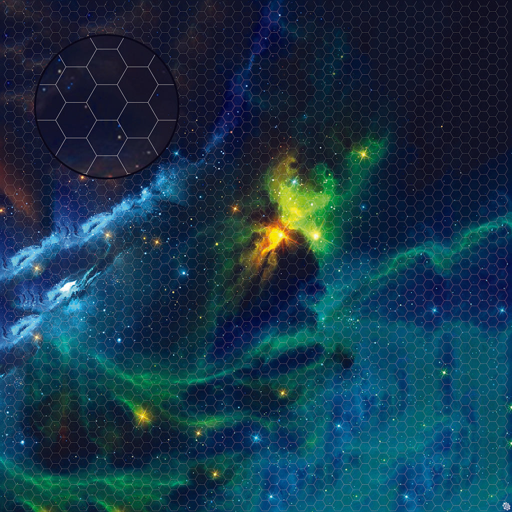 Mats by Mars: Cold Embrace Tabletop Wargaming Space Play Mat