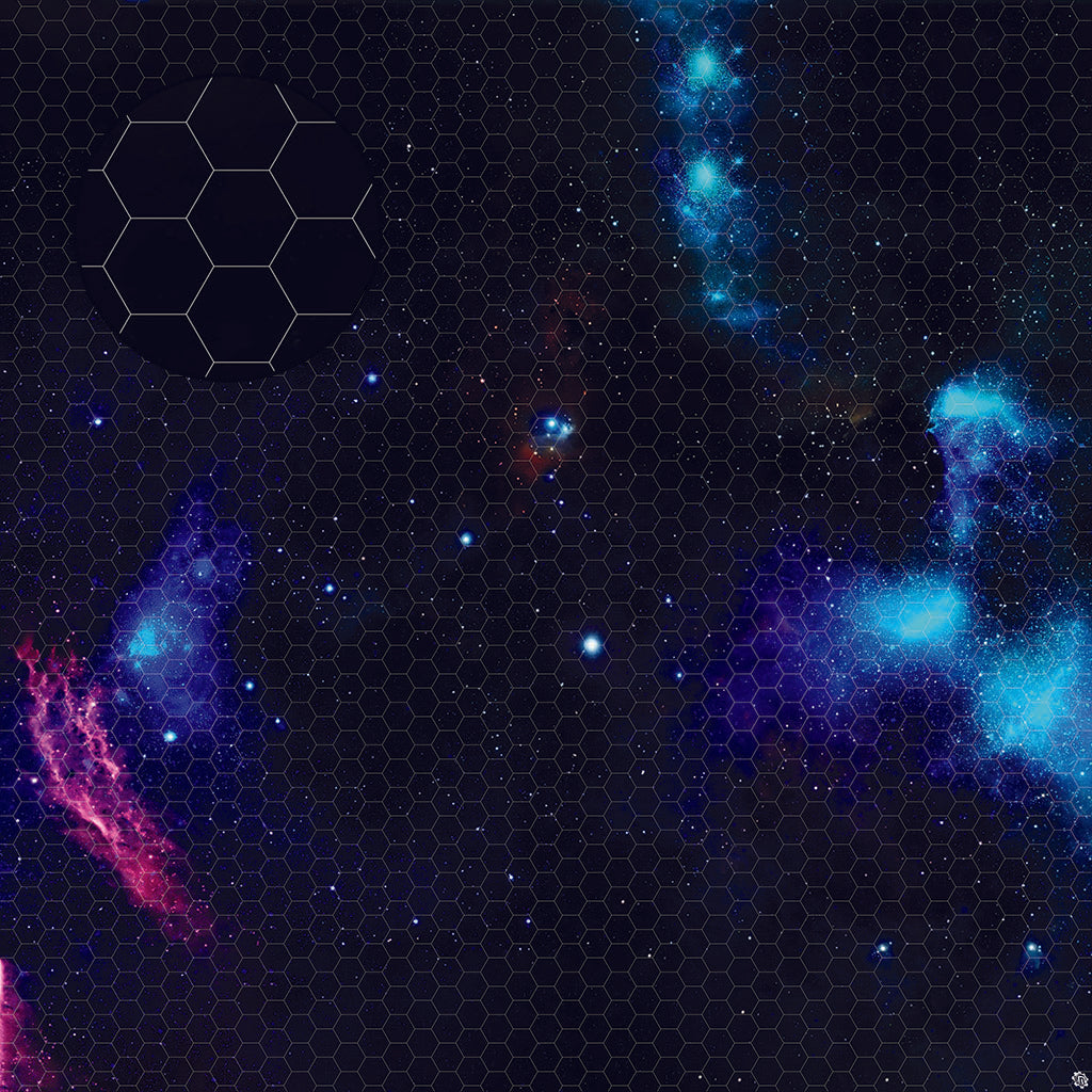 Mats by Mars: Final Frontier Tabletop Wargaming Space Play Mat
