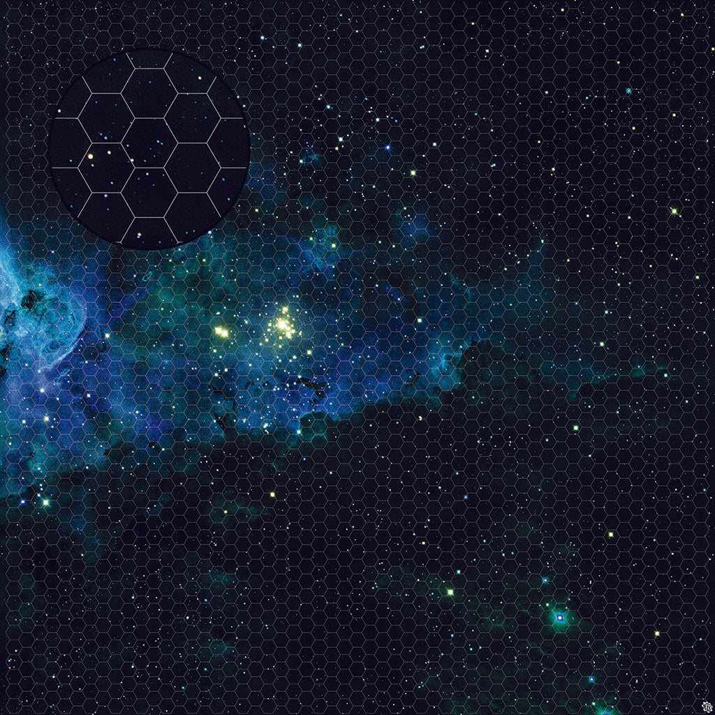 Mats by Mars: Stellar Storm Tabletop Wargaming Space Play Mat