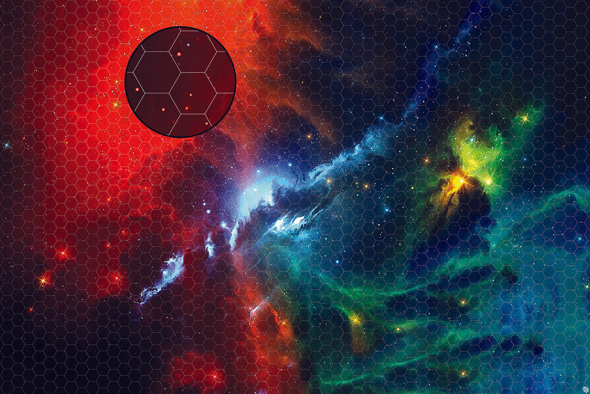 Mats by Mars: Dual Disturbance Tabletop Wargaming Space Play Mat