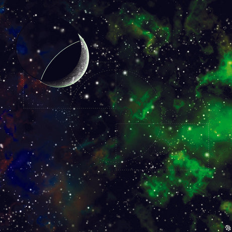 Mats by Mars: Emerald Cloud Tabletop Wargaming Space Play Mat