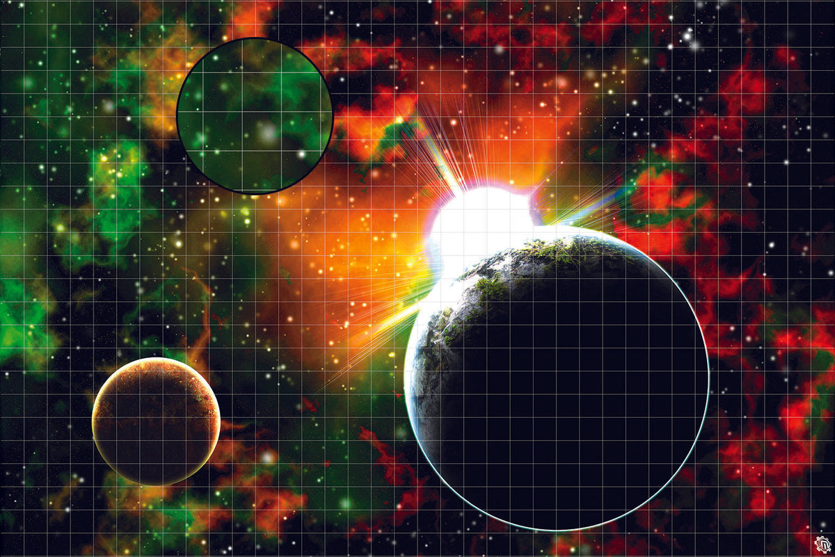 Mats by Mars: Blue Star Eclipse Tabletop Wargaming Space Play Mat