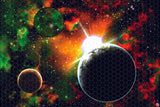 Mats by Mars: Blue Star Eclipse Tabletop Wargaming Space Play Mat