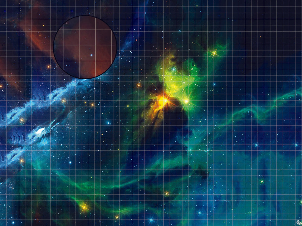 Mats by Mars: Cold Embrace Tabletop Wargaming Space Play Mat