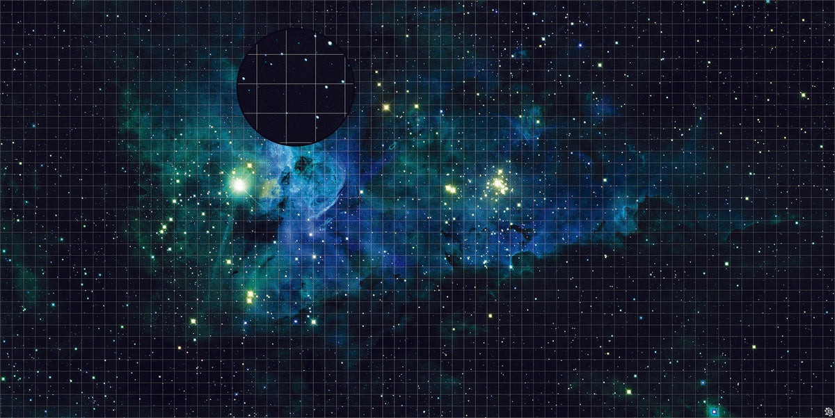 Mats by Mars: Nebula Storm Tabletop Wargaming Space Play Mat
