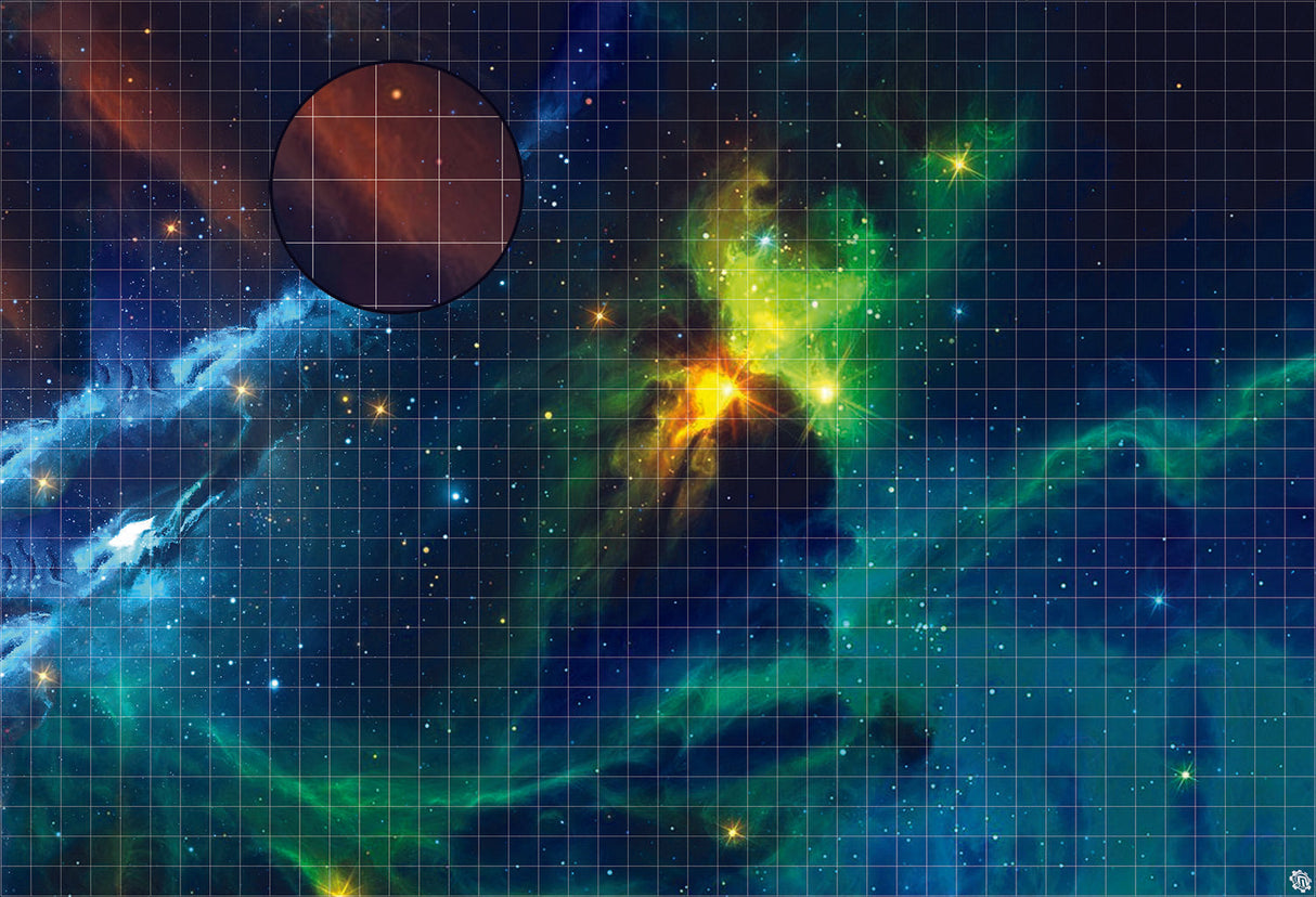 Mats by Mars: Cold Embrace Tabletop Wargaming Space Play Mat