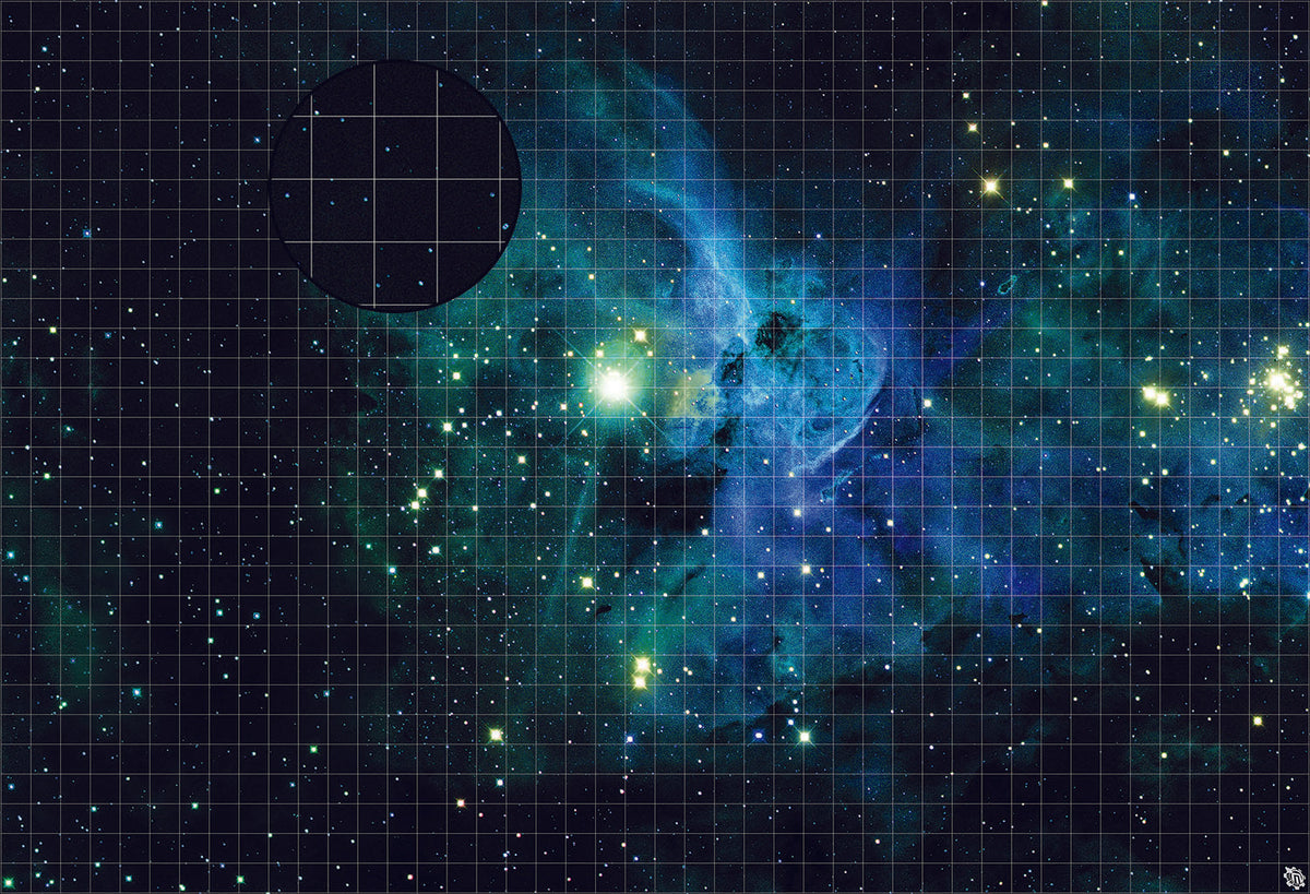 Mats by Mars: Glimmer Dust Tabletop Wargaming Space Play Mat
