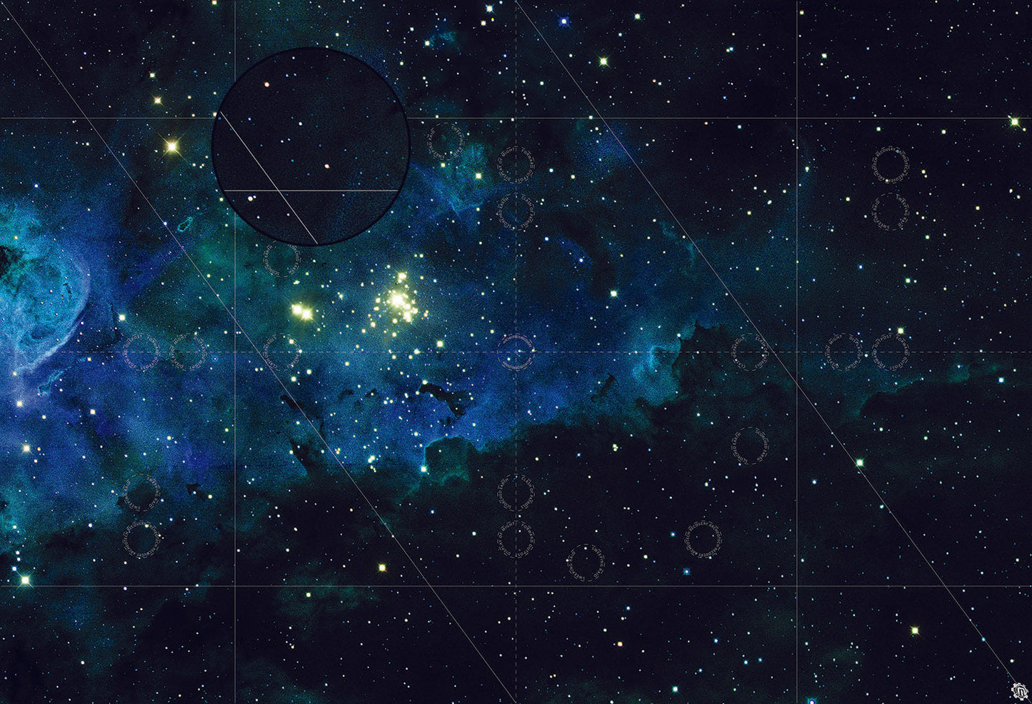 Mats by Mars: Stellar Storm Tabletop Wargaming Space Play Mat