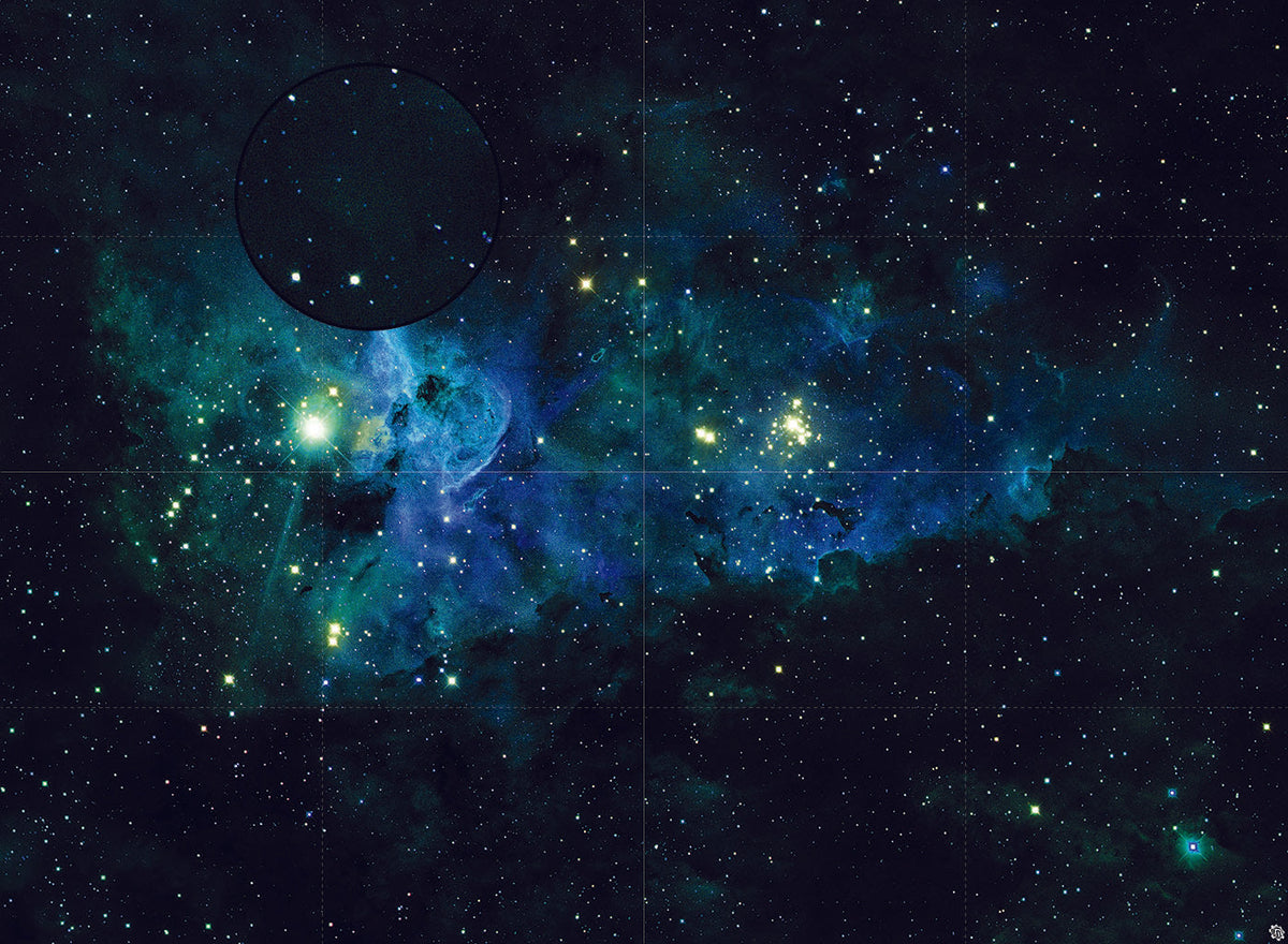 Mats by Mars: Nebula Storm Tabletop Wargaming Space Play Mat
