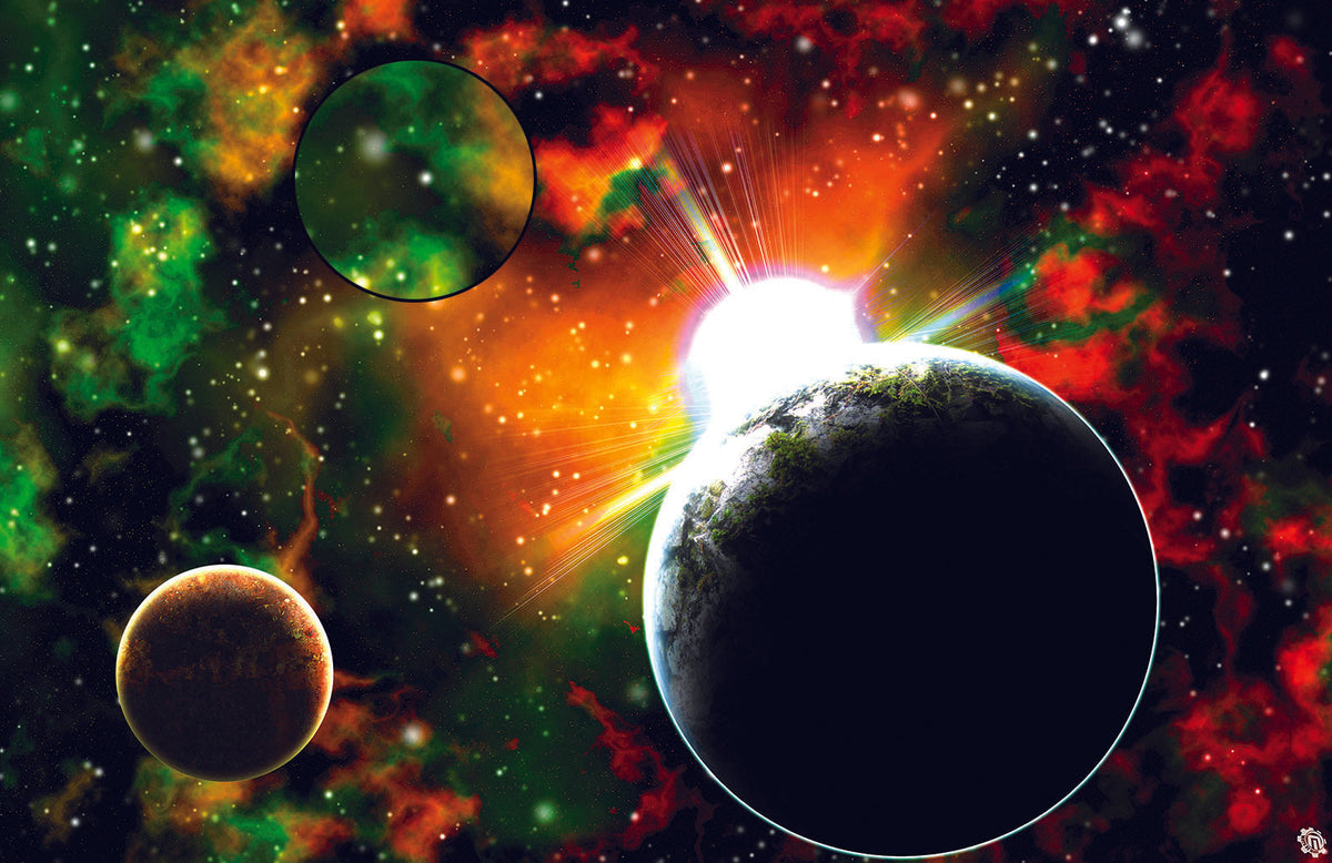 Mats by Mars: Blue Star Eclipse Tabletop Wargaming Space Play Mat