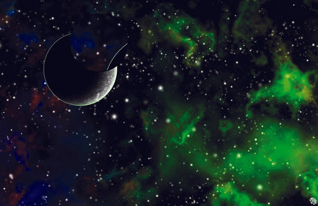 Mats by Mars: Emerald Cloud Tabletop Wargaming Space Play Mat