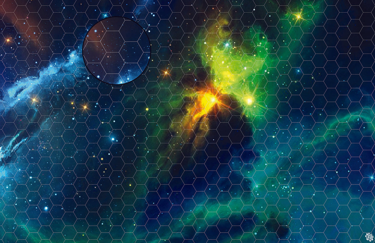 Mats by Mars: Cold Embrace Tabletop Wargaming Space Play Mat