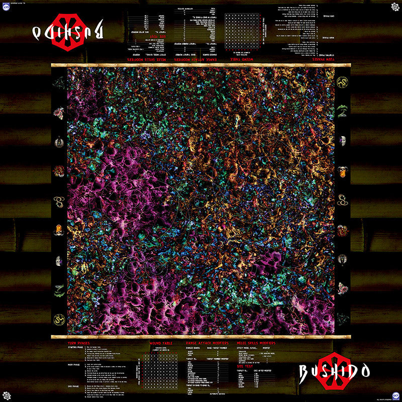 GCT Studios BUSHIDO PlayerAid Play Mat by Mats by Mars