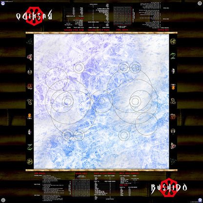 GCT Studios BUSHIDO PlayerAid Play Mat by Mats by Mars