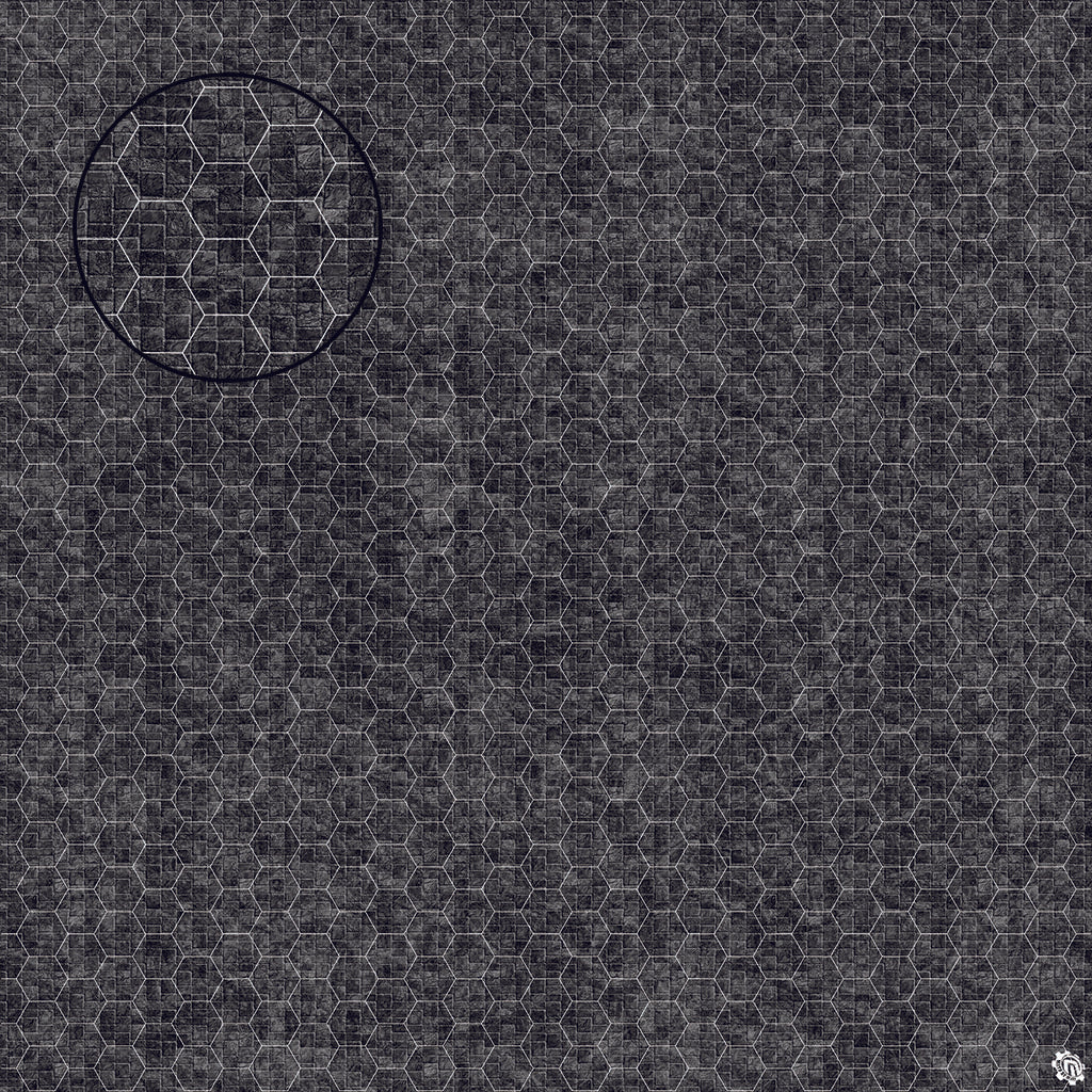Mats by Mars: Sett in Stone (Grey) Tabletop Wargaming Play Mat