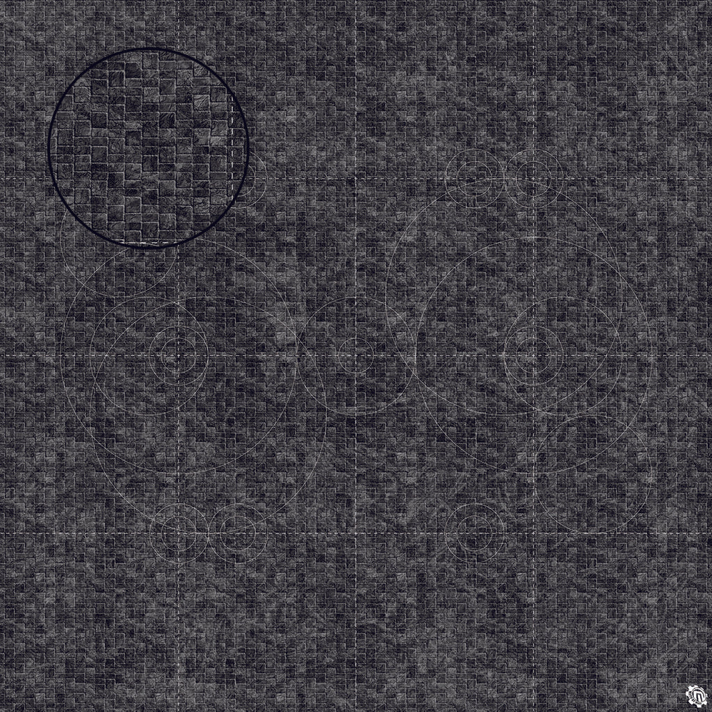 Mats by Mars: Sett in Stone (Grey) Tabletop Wargaming Play Mat