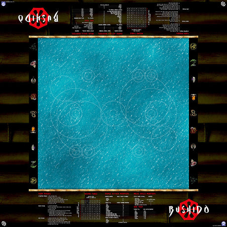 GCT Studios BUSHIDO PlayerAid Play Mat by Mats by Mars