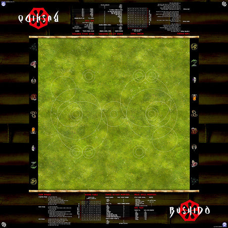 GCT Studios BUSHIDO PlayerAid Play Mat by Mats by Mars