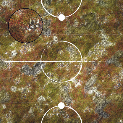 Mats by Mars: Abandoned City Tabletop Wargaming Play Mat