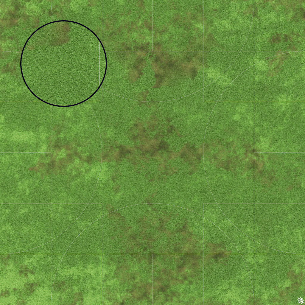 Mats by Mars: Verdant Fields Tabletop Wargaming Play Mat