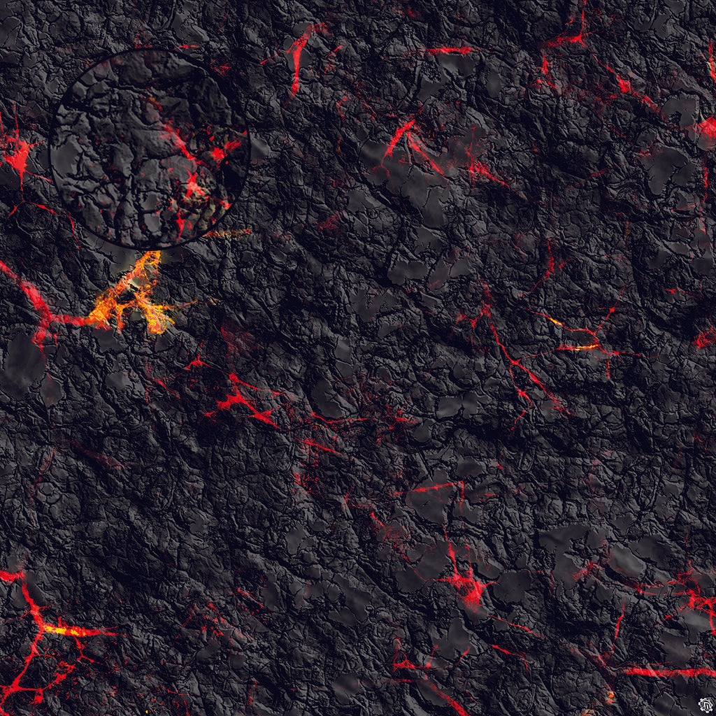 Mats by Mars: Molten Crust Tabletop Wargaming Play Mat