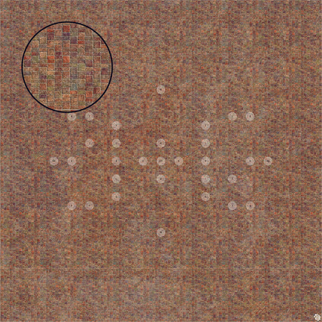 Mats by Mars: Sett in Stone (Red) Tabletop Wargaming Play Mat