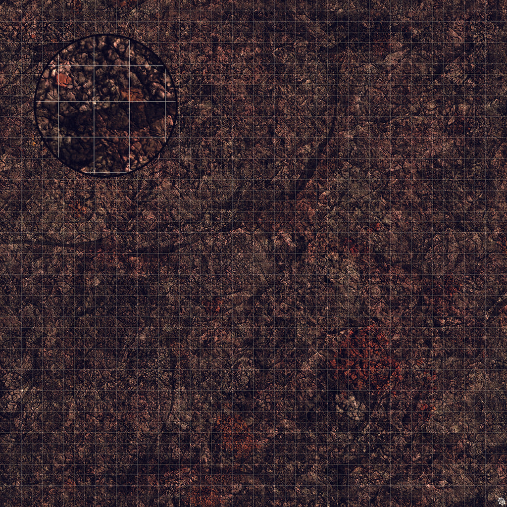 Mats by Mars: Shattered Soil Tabletop Wargaming Play Mat