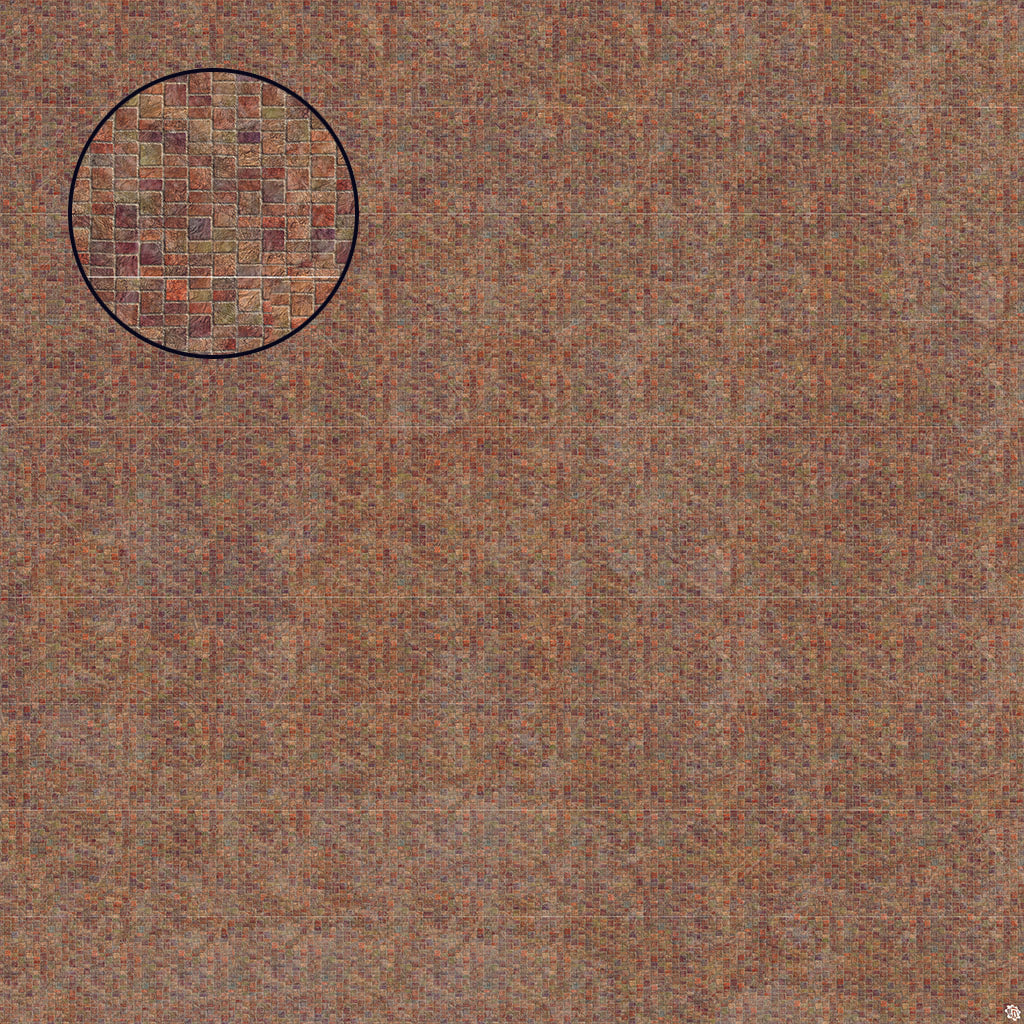 Mats by Mars: Sett in Stone (Red) Tabletop Wargaming Play Mat