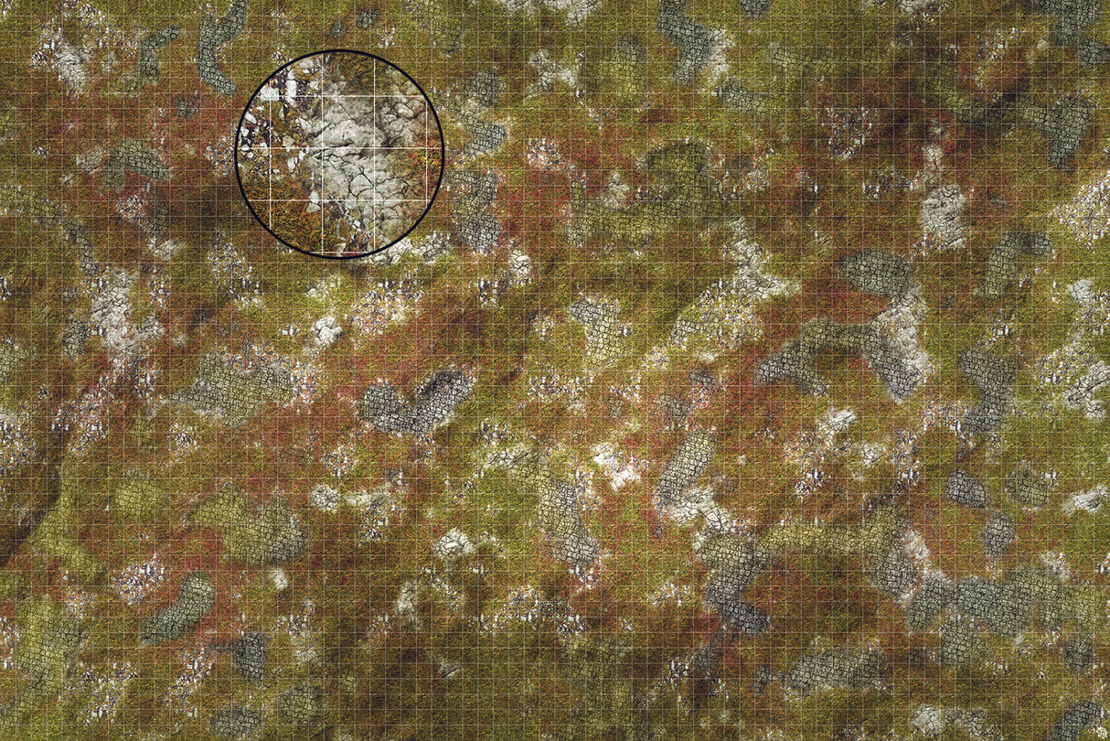 Mats by Mars: Abandoned City Tabletop Wargaming Play Mat