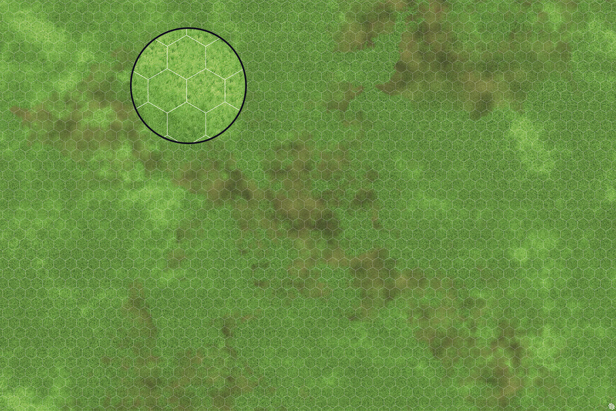 Mats by Mars: Verdant Fields Tabletop Wargaming Play Mat