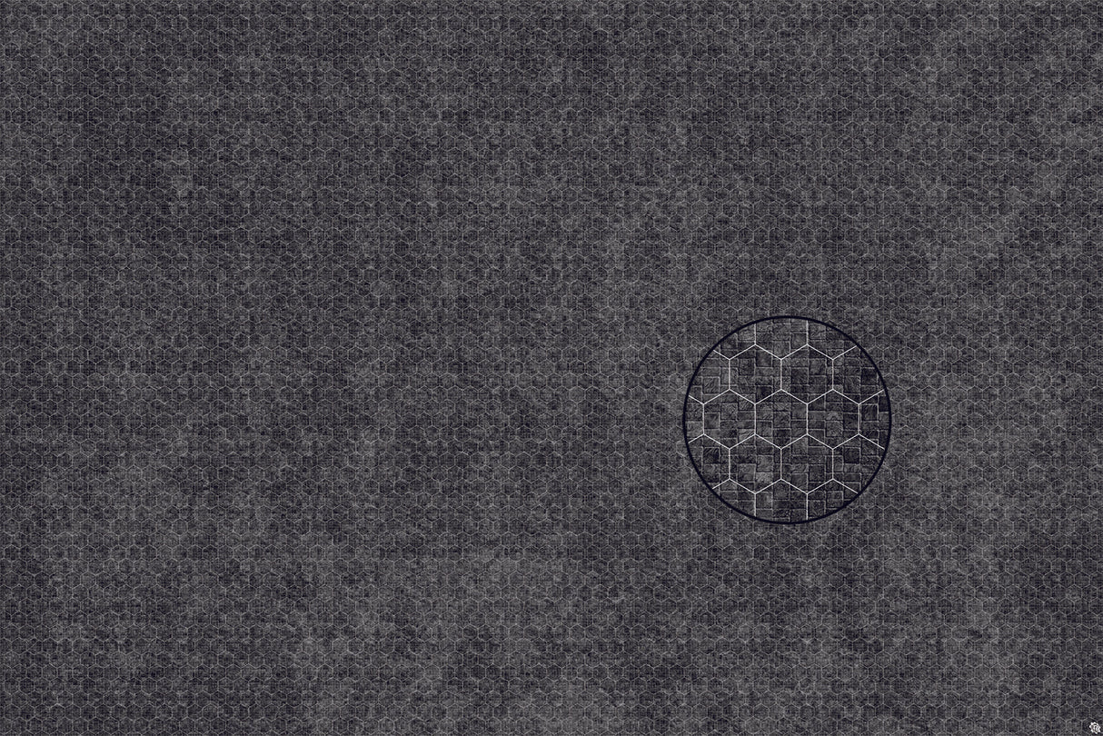Mats by Mars: Sett in Stone (Grey) Tabletop Wargaming Play Mat