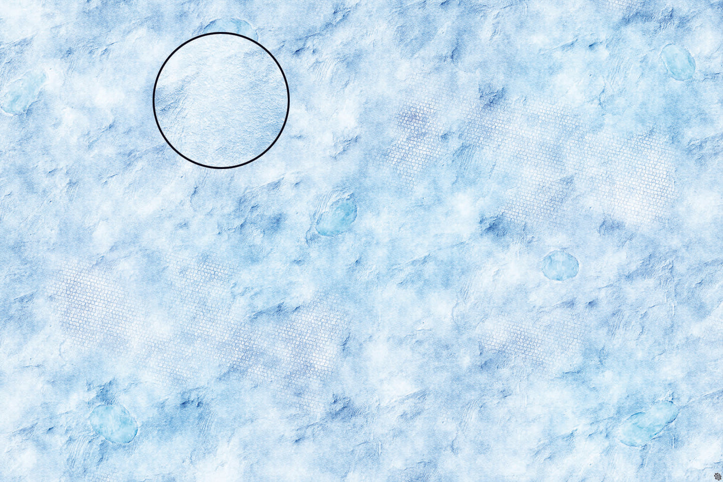 Mats by Mars: Frosty Cobbles Tabletop Wargaming Play Mat
