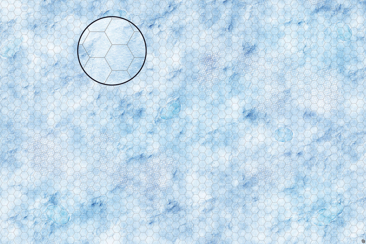 Mats by Mars: Frosty Cobbles Tabletop Wargaming Play Mat
