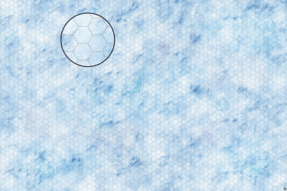 Mats by Mars: Frosty Cobbles Tabletop Wargaming Play Mat