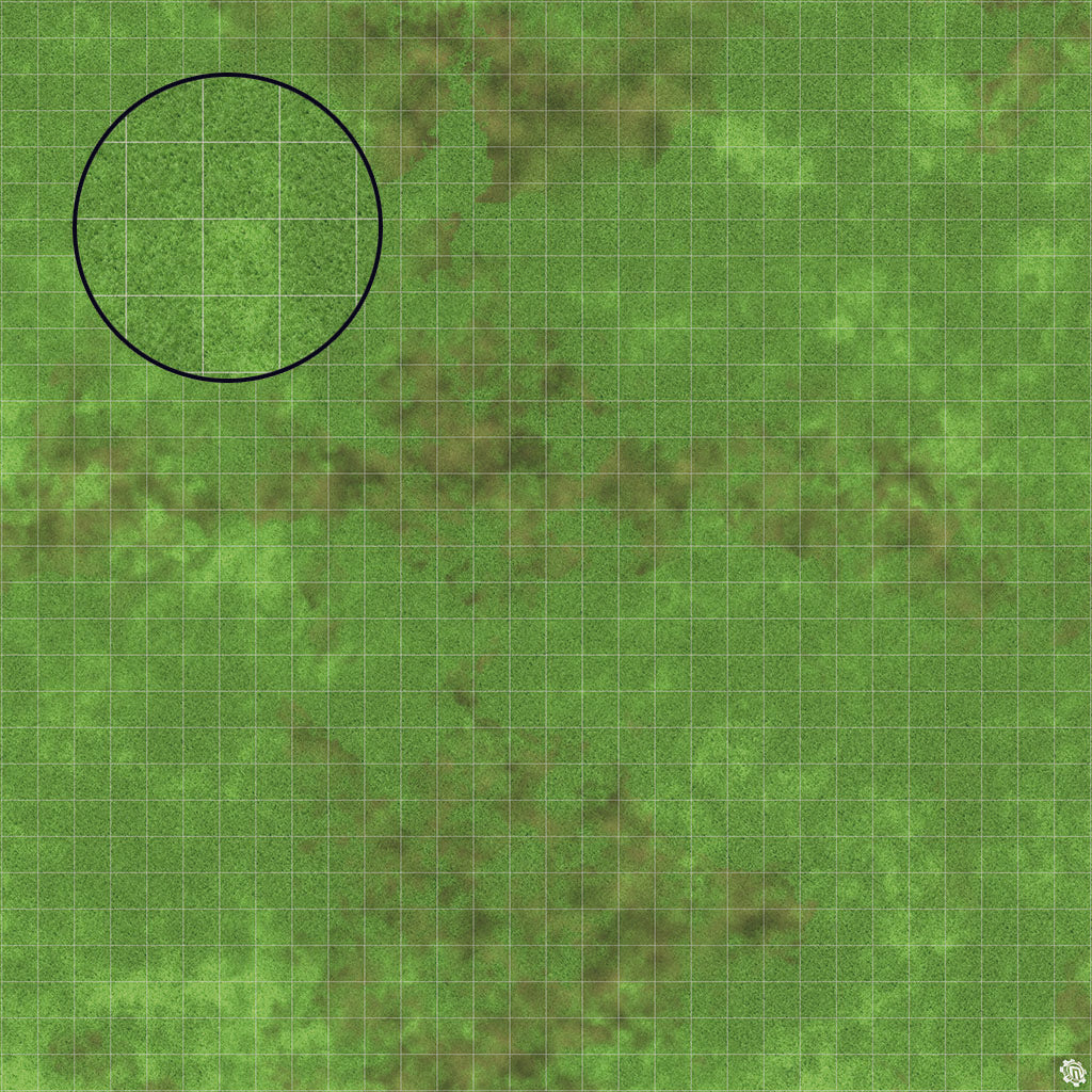 Mats by Mars: Verdant Fields Tabletop Wargaming Play Mat
