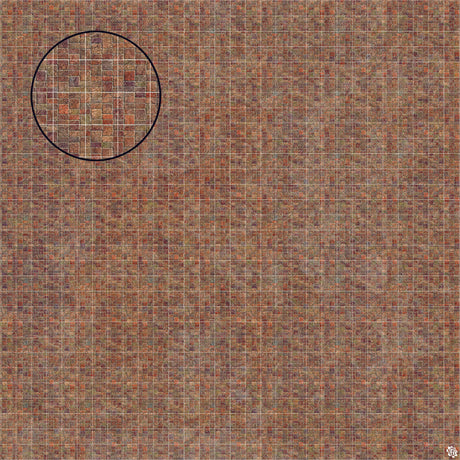 Mats by Mars: Sett in Stone (Red) Tabletop Wargaming Play Mat