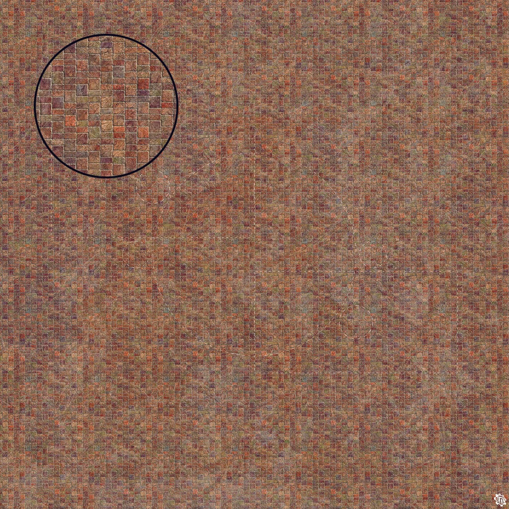 Mats by Mars: Sett in Stone (Red) Tabletop Wargaming Play Mat