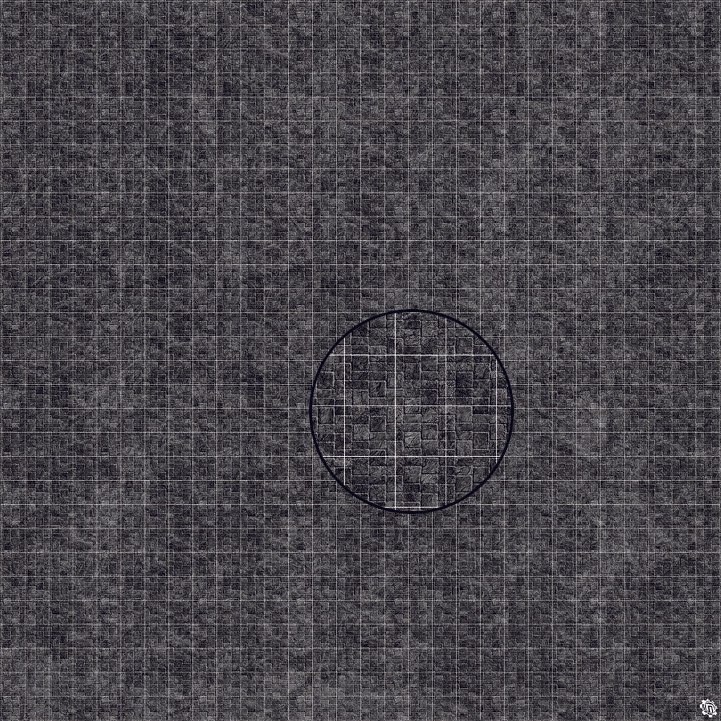 Mats by Mars: Sett in Stone (Grey) Tabletop Wargaming Play Mat