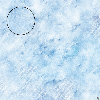 Mats by Mars: Frosty Cobbles Tabletop Wargaming Play Mat