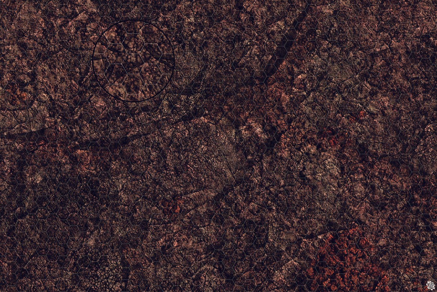 Mats by Mars: Shattered Soil Tabletop Wargaming Play Mat
