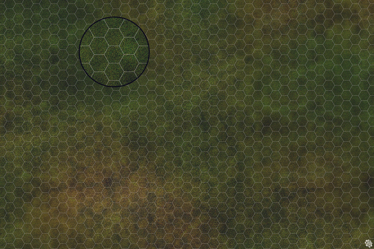 Mats by Mars: Green Meadow Tabletop Wargaming Play Mat